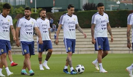 Entrenamiento de la SelecciÃ³n en Barcelona.