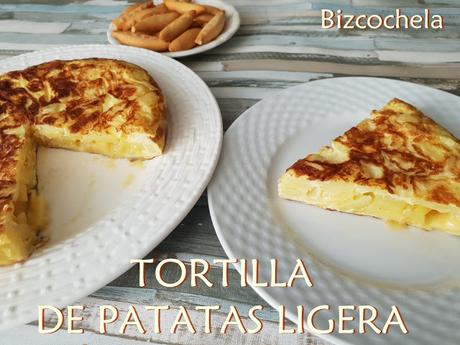 TORTILLA DE PATATAS LIGERA