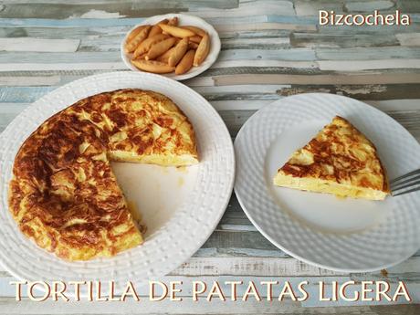 TORTILLA DE PATATAS LIGERA