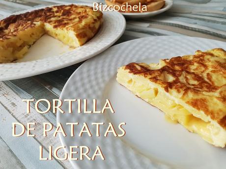 TORTILLA DE PATATAS LIGERA