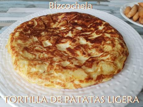 TORTILLA DE PATATAS LIGERA