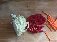 NOODLES CON POLLO Y VERDURAS NOODLES CON POLLO Y VERDURAS