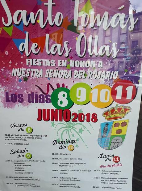 Fiestas en honor a Nª Sra del Rosario en Santo Tomás de las Ollas