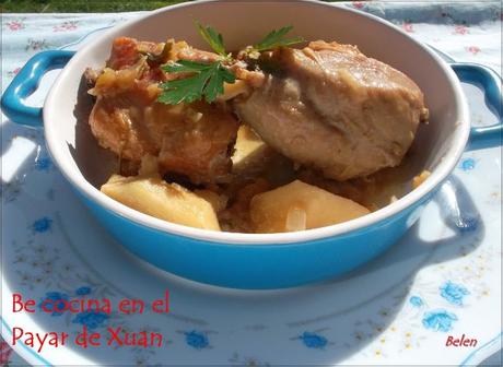 Pollo a la sidra Pollo a la sidra