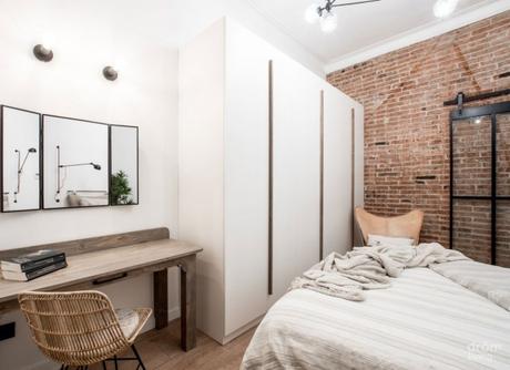 terraza primer piso moderna reforma piso barcelona piso reforma barcelona estilo nórdico estilo cálido diseño interiores diseño exteriores cuarto de baño morderno antes-después   