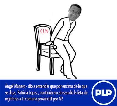 ANGEL MANERO SE SIENTA SOBRE EL CEN…