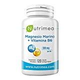 Magnesio, un mineral con muchos beneficios MAGNESIO MARINO Y VITAMINA B6 - ADIOS AL CANSANCIO Y LA FATIGA - Magnesio de Origen vegetal - Alta dosis : 300mg - Alivio de calambres musculares - Fabricado en Francia - Especialmente indicado para los deportistas - Tratamiento x 4 Meses