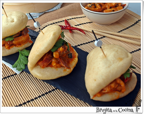 Bao bun de Curry rojo Bao bun de Curry rojo