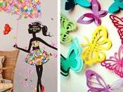 Ideas cómo decorar hermosas mariposas papel