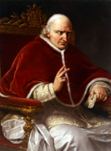 Pope_Pius_VIII Cuando Pierre Verlhust redactaba constituciones para el Vaticano