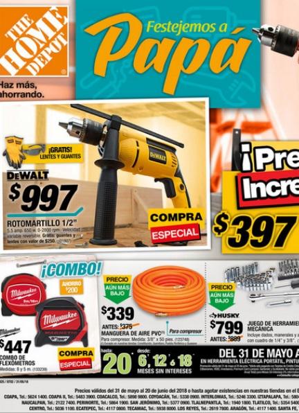 Home Depot Catalogo 2018 junio Mexico