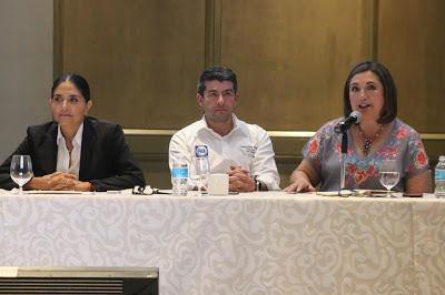 VERSIÓN ESTENOGRÁFICA DE LA INTERVENCIÓN DE XÓCHITL GÁLVEZ, CANDIDATA AL SENADO DE LA COALICIÓN ‘POR MÉXICO AL FRENTE’, DURANTE LA PRESENTACIÓN DEL PLAN MAESTRO DE SEGURIDAD DE ALEJANDRA BARRALES EN EL HOTEL ST. REGIS.