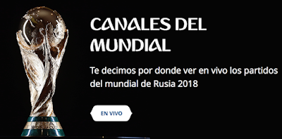 Canales de televisión donde podrá ver mundial  Rusia 2018 en vivo