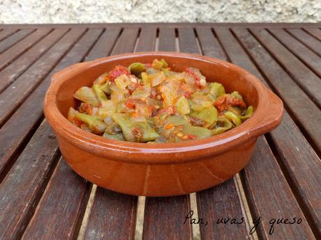 Judías verdes con jamón (tradicional o Crock-Pot)