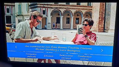 Call me by your name Análisis de la edición Bluray