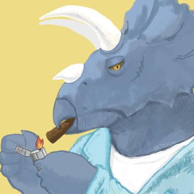Los dinosaurios durezas de Raty Hoa