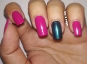 Manicura efecto chrome espejo