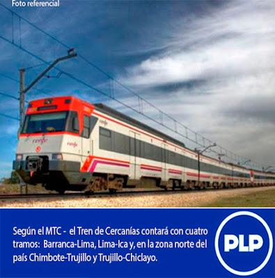 ESTE AÑO LANZAN  PROYECTO DEL TREN DE CERCANÍAS…