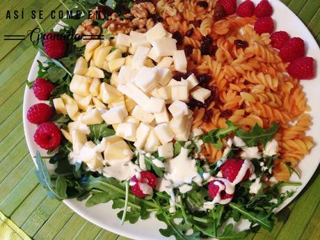 Ensalada de pasta inspirada en Dante Gabriel Rossetti