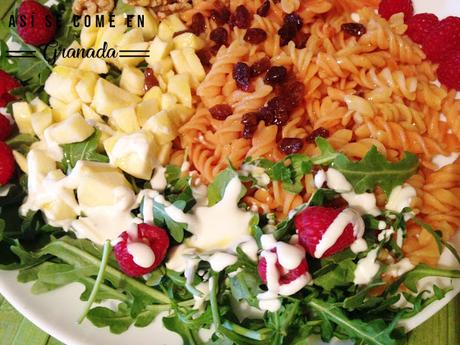 Ensalada de pasta inspirada en Dante Gabriel Rossetti