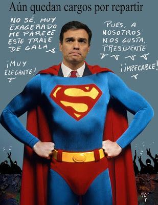 Cambio de tercio: M. Rajoy hace mutis por el foro; Pedro Sánchez aparece en la Moncloa.