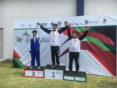IMPONE RÉCORD JUAN MEDINA EN TIRO DEPORTIVO DENTRO DE LA OLIMPIADA NACIONAL 2018
