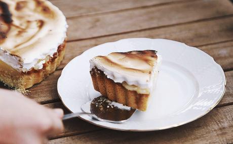 TARTA DE LIMON  CON MERENGUE