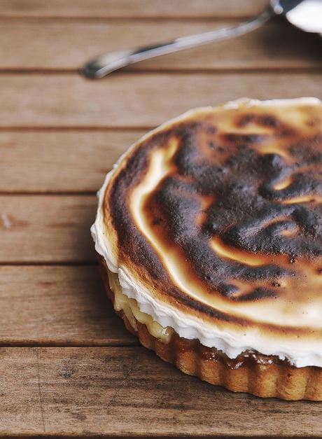 TARTA DE LIMON  CON MERENGUE