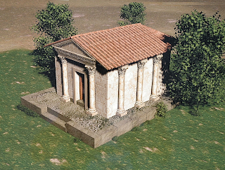 El mausoleo de la Villa romana de Carranque