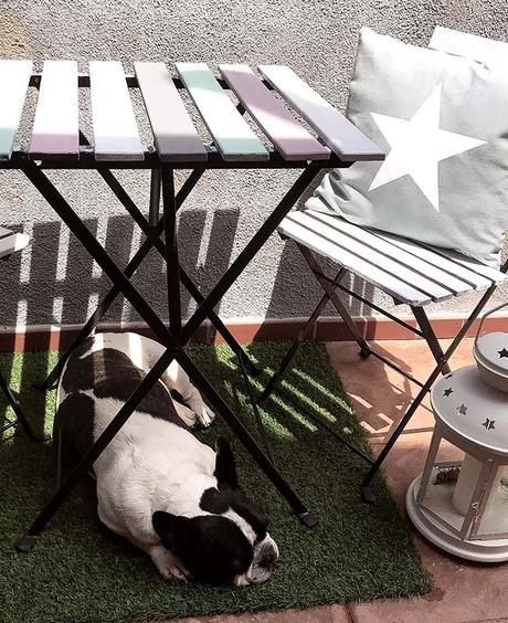 DIY: Conjunto de terraza nuevo con chalk paint DIY: Conjunto de terraza nuevo con chalk paint