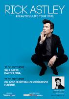 Conciertos de Rick Astley en España 2018