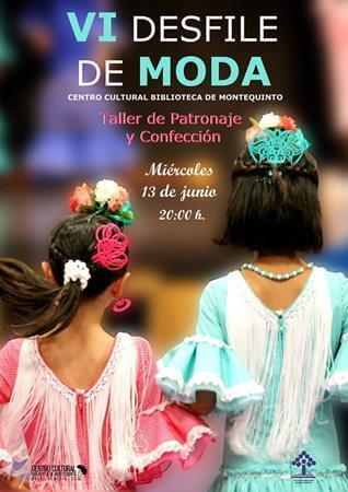 Desfile moda 2018: Taller patronaje y confección – A. M. 5 Abril