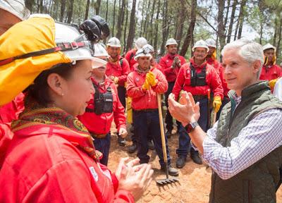 DESTACA EDOMÉX EN EL COMBATE DE INCENDIOS FORESTALES DESTACA EDOMÉX EN EL COMBATE DE INCENDIOS FORESTALES