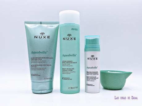 aquabella piel mixta nuxe skincare facial beauty farmacia hidratación tratamiento