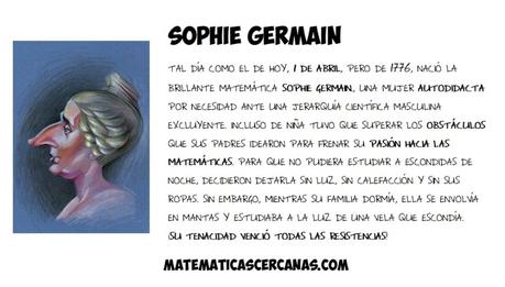 La brillante matemática Sophie Germain nació un 1 de abril