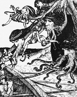 Ulises y el monstruo marino, Andrew Lang