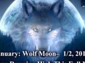 Full Wolf Moon primeros días nuevo, Emociones corriendo alto Esta luna llena