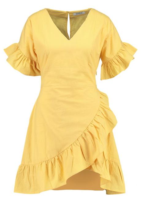 Vestido amarillo Glamorous