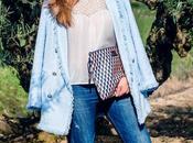 Abrigo Tweed Azul