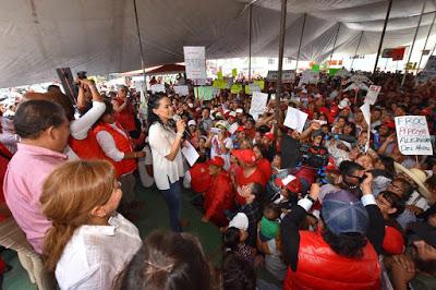 LOS MEXIQUENSES TIENEN EN SUS MANOS EL PROGRESO DEL EDOMEX: ALEJANDRA DEL MORAL