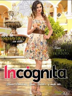 Ropa de moda de folleto incognita