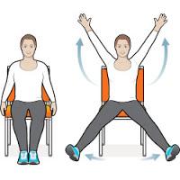 Gimnasia con SILLAS en 8 ejercicios