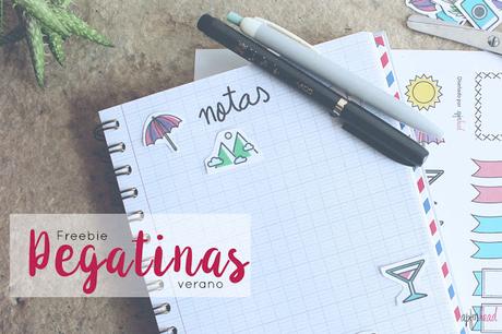 Freebie: Pegatinas verano