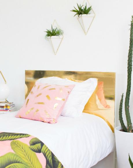 Decorar un dormitorio tropical con diy y un presupuesto de 100€