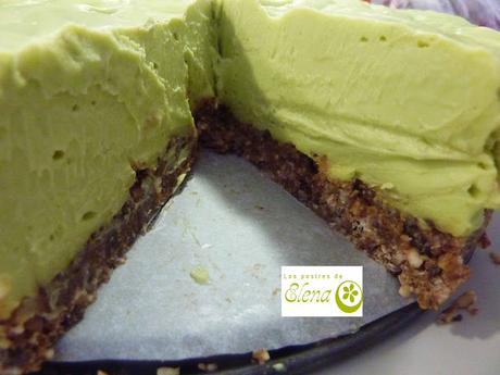 Cheesecake de aguacate y lima