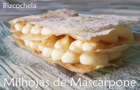 MILHOJAS DE MASCARPONE