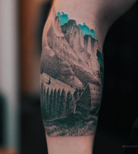 40 Tatuajes de paisajes que te dejarán sin aliento Parte 2