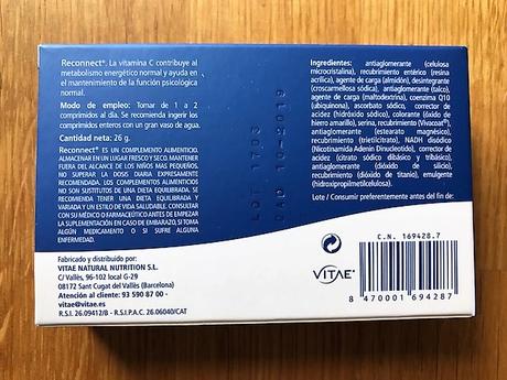 NUTRICOSMÉTICA: RECONNECT CONTRA EL CANSANCIO Y LA FATIGA!