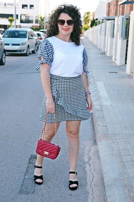 Conjunto de 2 piezas cuadros vichy Conjunto de 2 piezas cuadros vichy