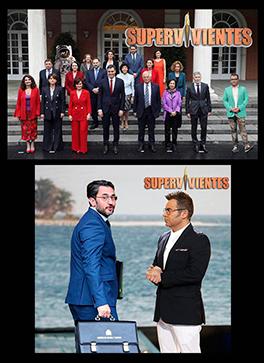 el villano arrinconado, humor, chistes, reir, satira, Màxim Huerta, Javier Vazquez, Supervivientes